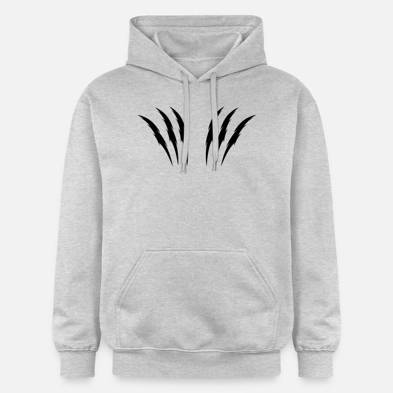 krallen2 - Sweat à capuche Softstyle® Gildan Unisexe - gris clair chiné
