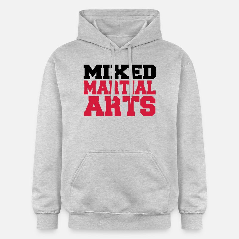 Mixed Martial Arts - Sweat à capuche Softstyle® Gildan Unisexe - gris clair chiné