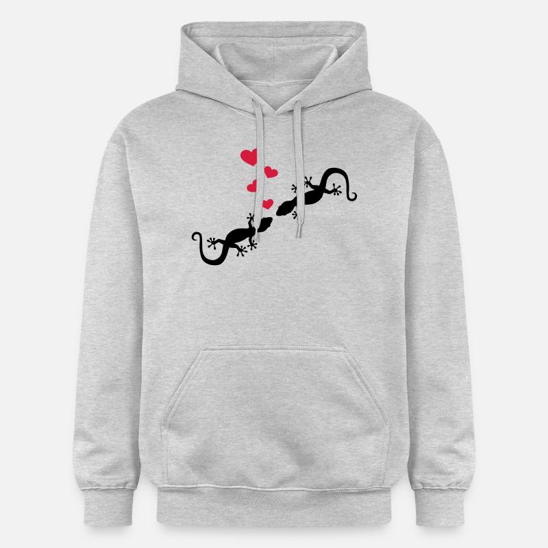 Gecko - Sweat à capuche Softstyle® Gildan Unisexe - gris clair chiné