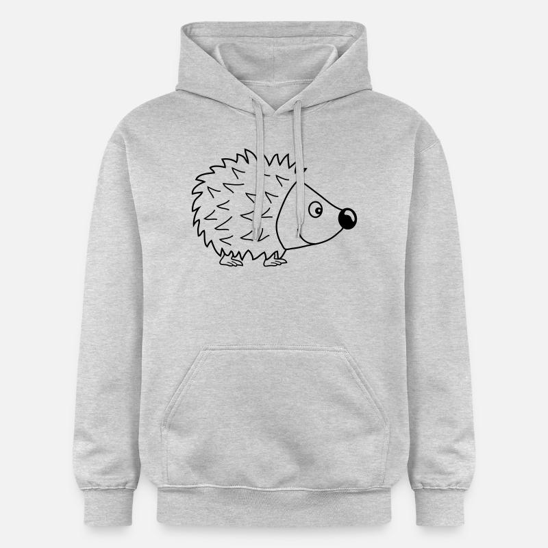 igel_1 - Sweat à capuche Softstyle® Gildan Unisexe - gris clair chiné