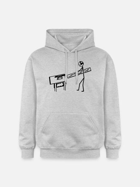 Schreiner Tischler - Gildan Unisex Softstyle® Midweight Hoodie - Hellgrau meliert