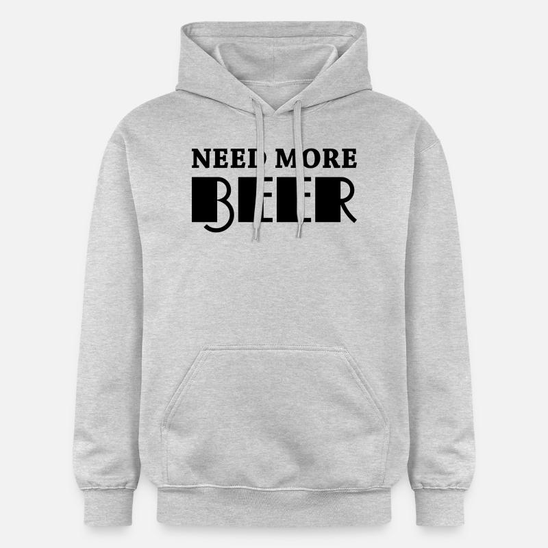 Need more beer - Sweat à capuche Softstyle® Gildan Unisexe - gris clair chiné