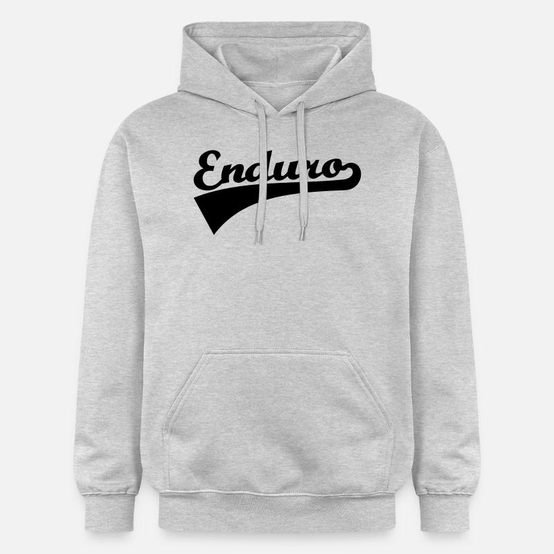 Enduro - Sweat à capuche Softstyle® Gildan Unisexe - gris clair chiné