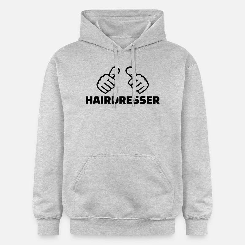 Coiffeur - Sweat à capuche Softstyle® Gildan Unisexe - gris clair chiné