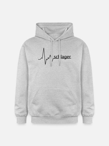 schlager - Gildan Unisex Softstyle® Midweight Hoodie - Hellgrau meliert