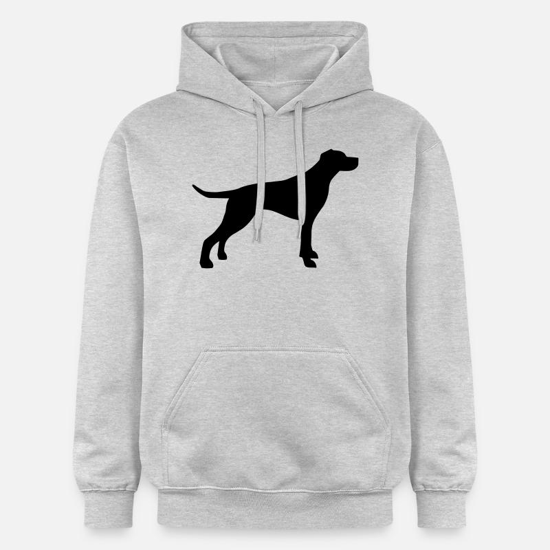 English Pointer - Sweat à capuche Softstyle® Gildan Unisexe - gris clair chiné