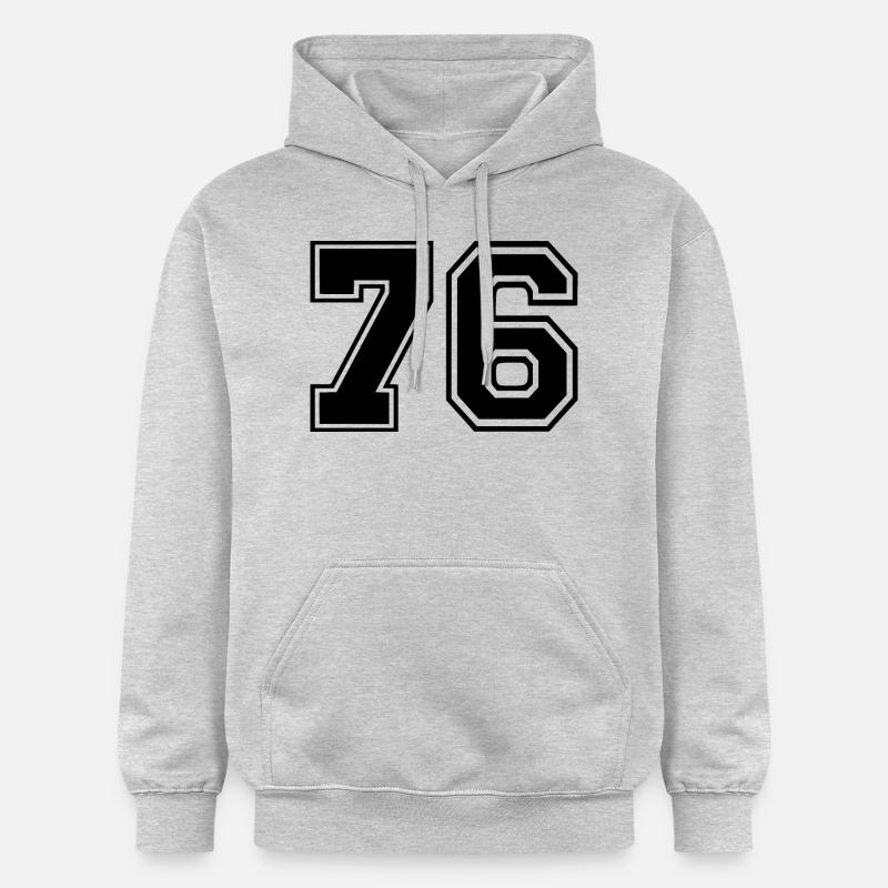 76 - Sweat à capuche Softstyle® Gildan Unisexe - gris clair chiné