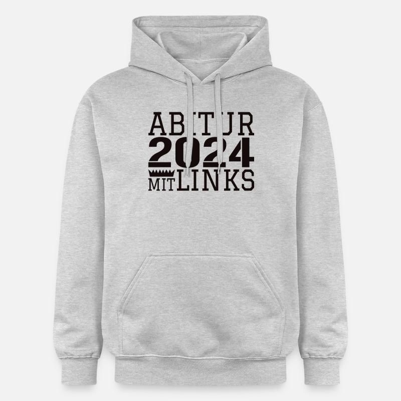 Dictons d’Abi Abitur - Sweat à capuche Softstyle® Gildan Unisexe - gris clair chiné