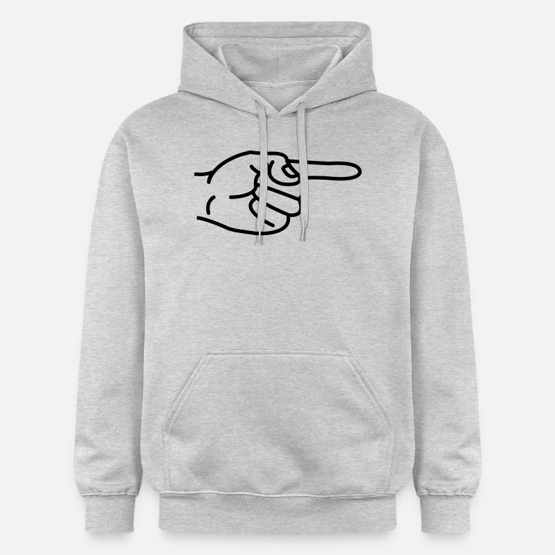 Index - Sweat à capuche Softstyle® Gildan Unisexe - gris clair chiné