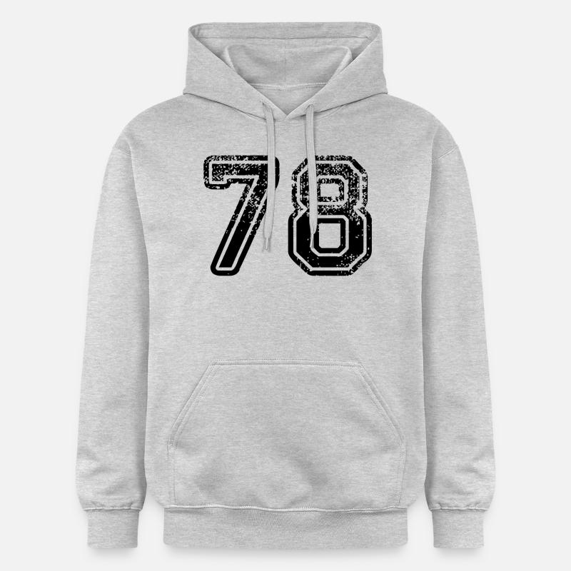 78 - Sweat à capuche Softstyle® Gildan Unisexe - gris clair chiné