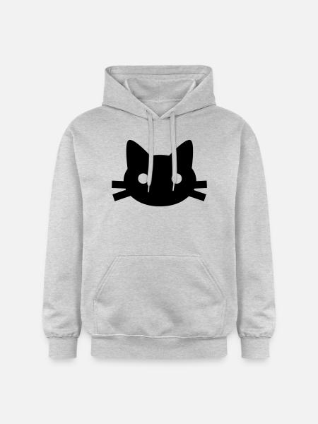 kids cat - Gildan Unisex Softstyle® Midweight Hoodie - Hellgrau meliert