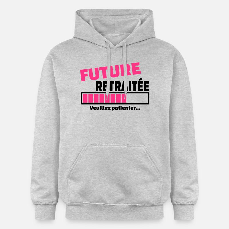 future retraitée - Sweat à capuche Softstyle® Gildan Unisexe - gris clair chiné
