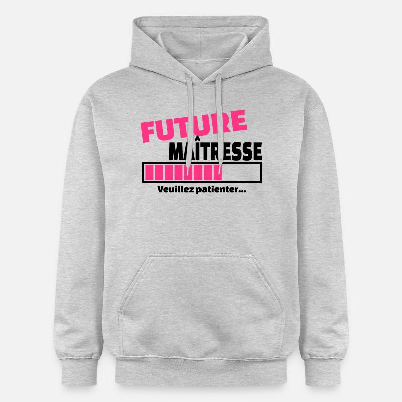 future maîtresse - Sweat à capuche Softstyle® Gildan Unisexe - gris clair chiné