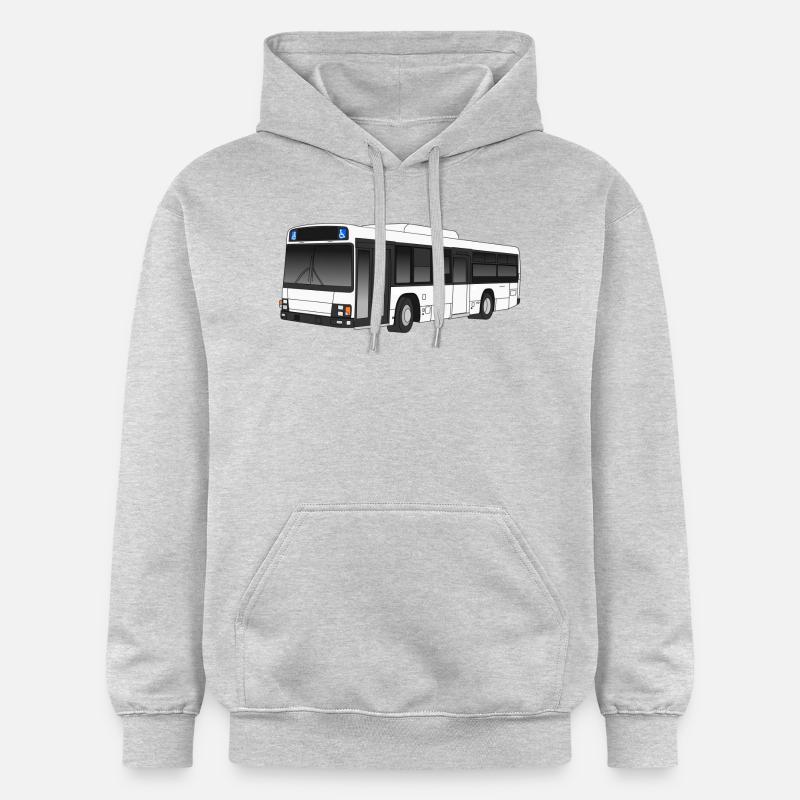 bus de service - Sweat à capuche Softstyle® Gildan Unisexe - gris clair chiné