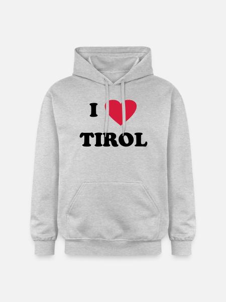 J'aime Tirol - Sweat à capuche Softstyle® Gildan Unisexe - gris clair chiné
