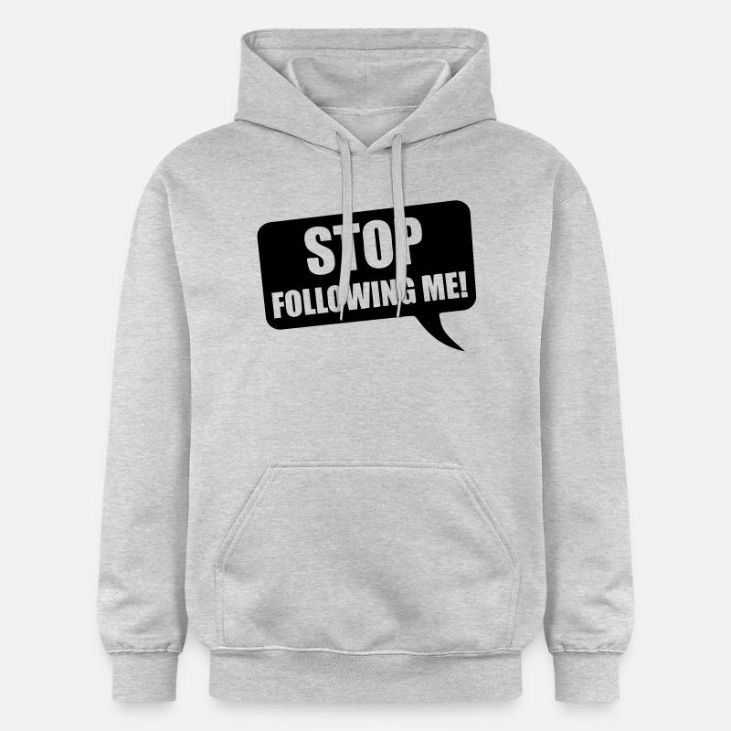 stop - Sweat à capuche Softstyle® Gildan Unisexe - gris clair chiné