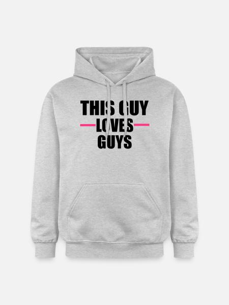 gay pride - Gildan Unisex Softstyle® Midweight Hoodie - light heather grey