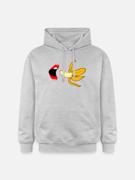 Banana - Gildan Unisex Softstyle® Midweight Hoodie - light heather grey