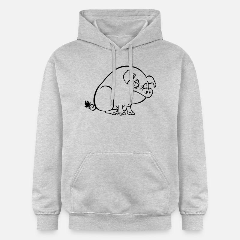 Old Sow - Sweat à capuche Softstyle® Gildan Unisexe - gris clair chiné