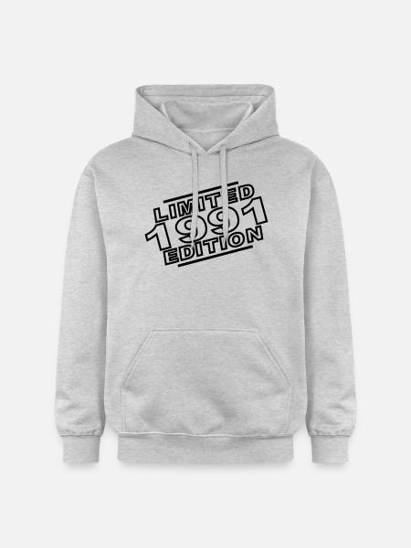 year 1991 limited edition - Gildan Unisex Softstyle® Midweight Hoodie - light heather grey