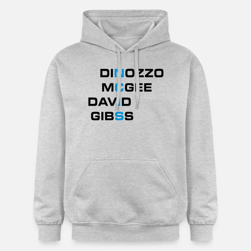 NCIS agent de l'équipe - Sweat à capuche Softstyle® Gildan Unisexe - gris clair chiné