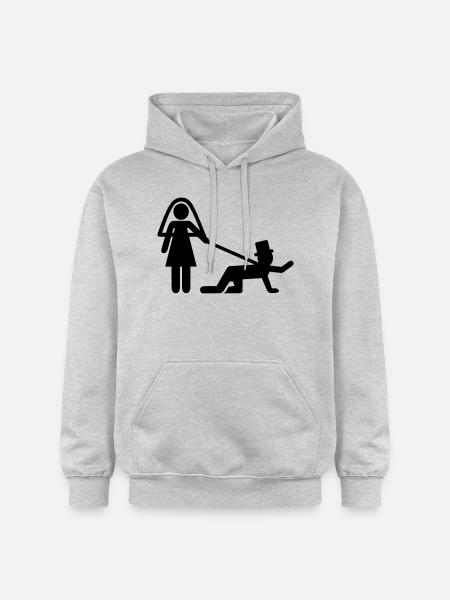 Hochzeit - Gildan Unisex Softstyle® Midweight Hoodie - Hellgrau meliert