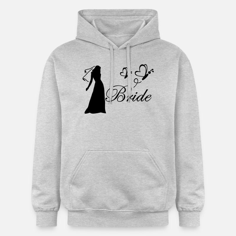 bride mariée - Sweat à capuche Softstyle® Gildan Unisexe - gris clair chiné