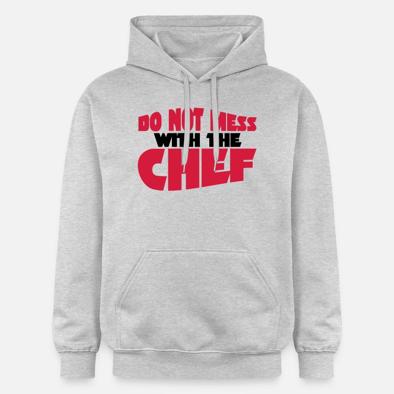 chef - Sweat à capuche Softstyle® Gildan Unisexe - gris clair chiné