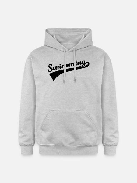 Schwimmen - Gildan Unisex Softstyle® Midweight Hoodie - Hellgrau meliert