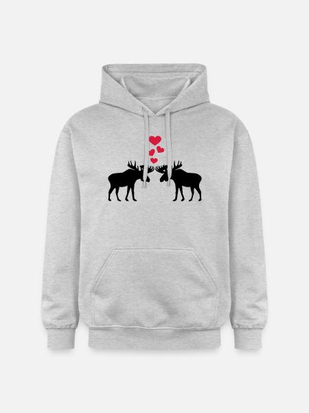 Elks - Gildan Unisex Softstyle® Midweight Hoodie - light heather grey