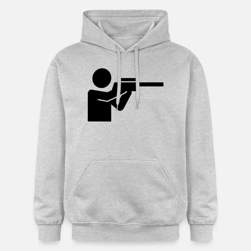 Jäger - Gildan Unisex Softstyle® Midweight Hoodie - Hellgrau meliert