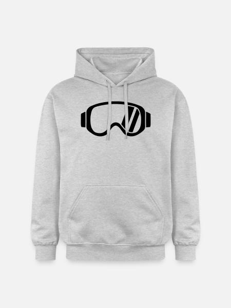 Lunettes de ski - Sweat à capuche Softstyle® Gildan Unisexe - gris clair chiné