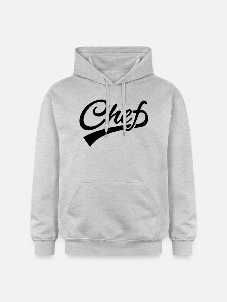 Chef - Sweat à capuche Softstyle® Gildan Unisexe - gris clair chiné