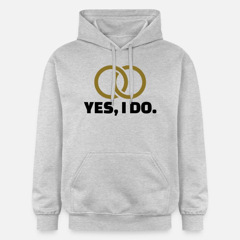Yes I do - Sweat à capuche Softstyle® Gildan Unisexe - gris clair chiné
