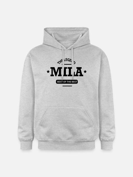 mila - Gildan Unisex Softstyle® Midweight Hoodie - Hellgrau meliert