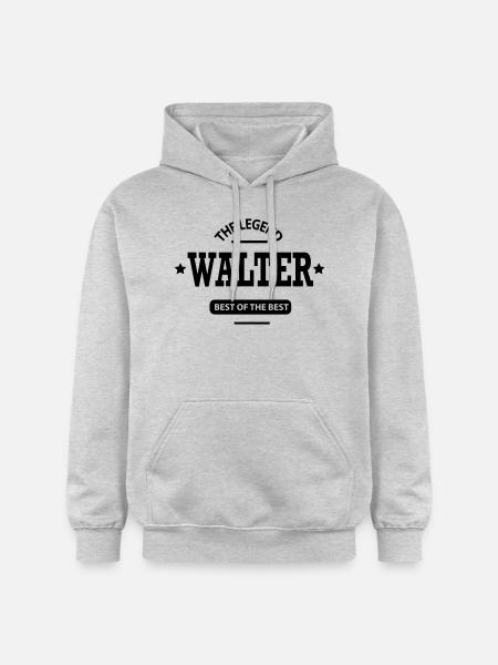 walter - Gildan Unisex Softstyle® Midweight Hoodie - Hellgrau meliert