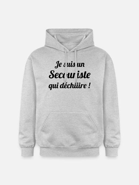 Secourisme / Secouriste / Secours / Secourir - Sweat à capuche Softstyle® Gildan Unisexe - gris clair chiné