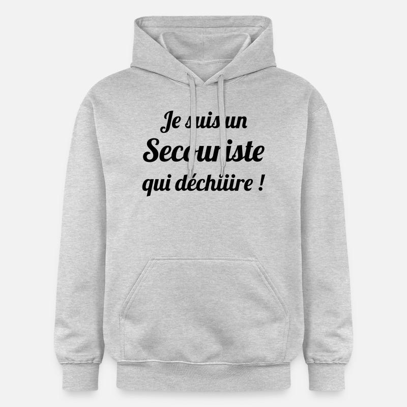 Secourisme / Secouriste / Secours / Secourir - Sweat à capuche Softstyle® Gildan Unisexe - gris clair chiné