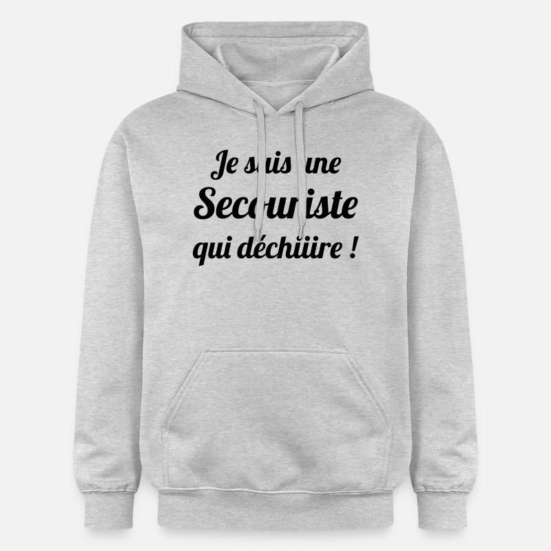 Secourisme / Secouriste / Secours / Secourir - Sweat à capuche Softstyle® Gildan Unisexe - gris clair chiné