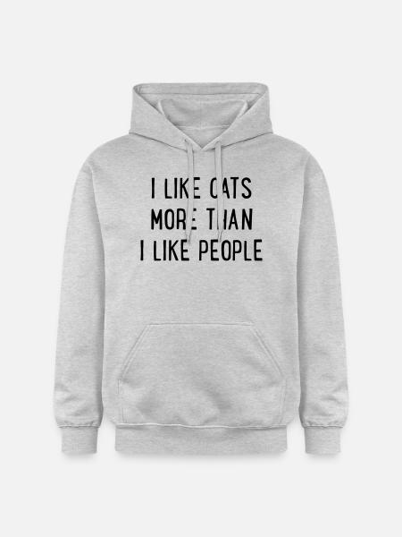 Feline - Gildan Unisex Softstyle® Midweight Hoodie - light heather grey