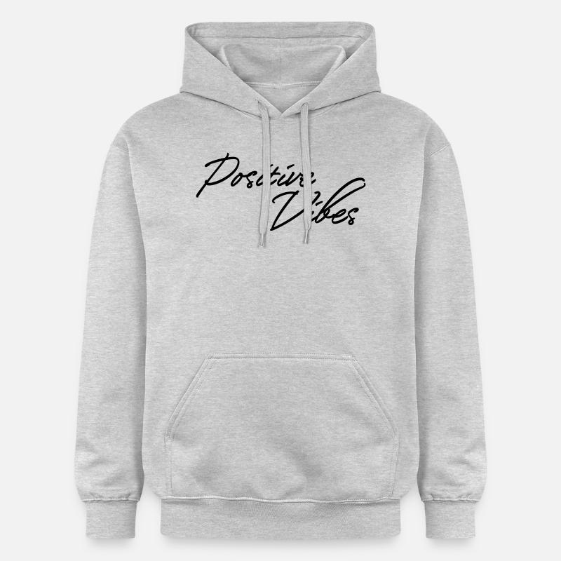 Ondes positives - Sweat à capuche Softstyle® Gildan Unisexe - gris clair chiné