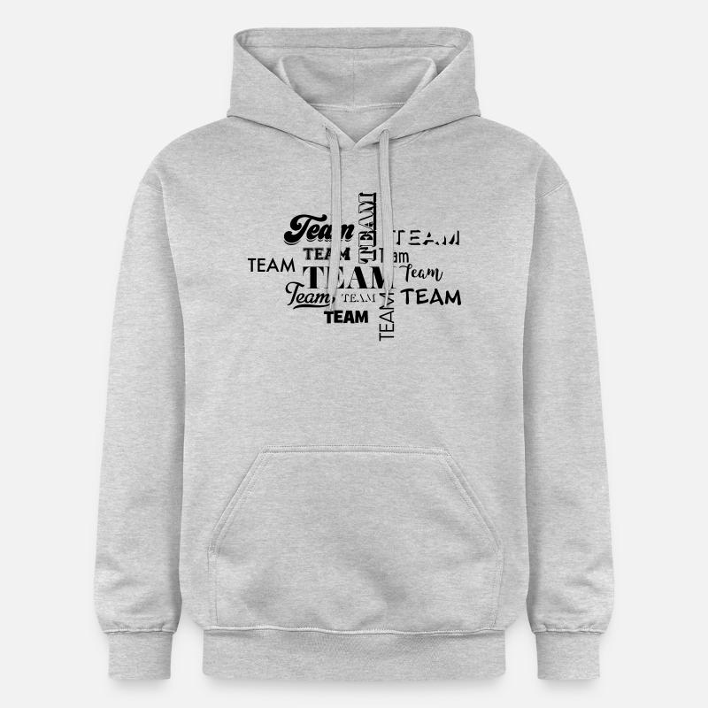 Équipe - Sweat à capuche Softstyle® Gildan Unisexe - gris clair chiné