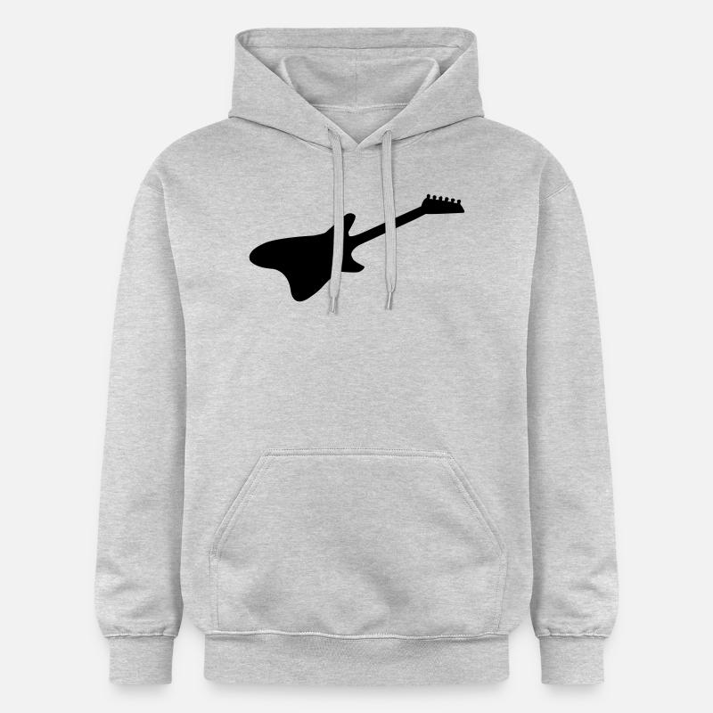 E Guitare 01 - Sweat à capuche Softstyle® Gildan Unisexe - gris clair chiné