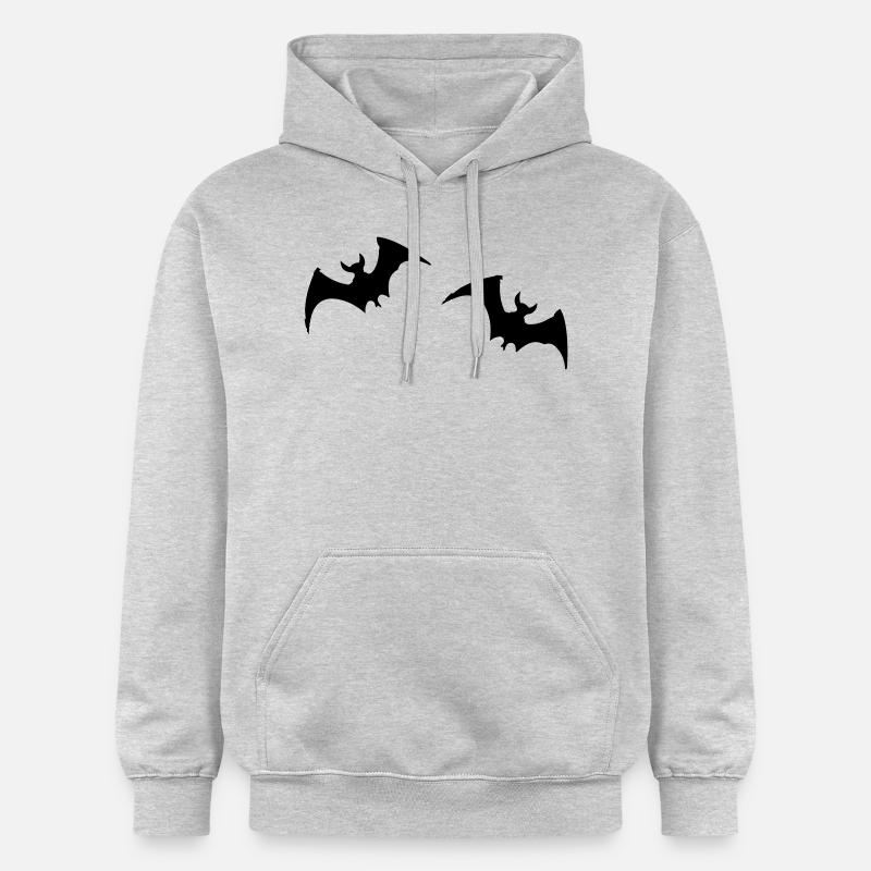 Chauve-souris 2 - Sweat à capuche Softstyle® Gildan Unisexe - gris clair chiné