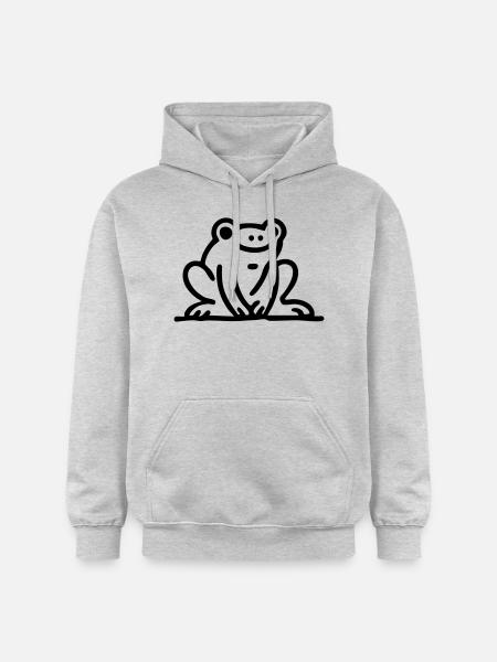 Frog Frog - Gildan Unisex Softstyle® Midweight Hoodie - light heather grey