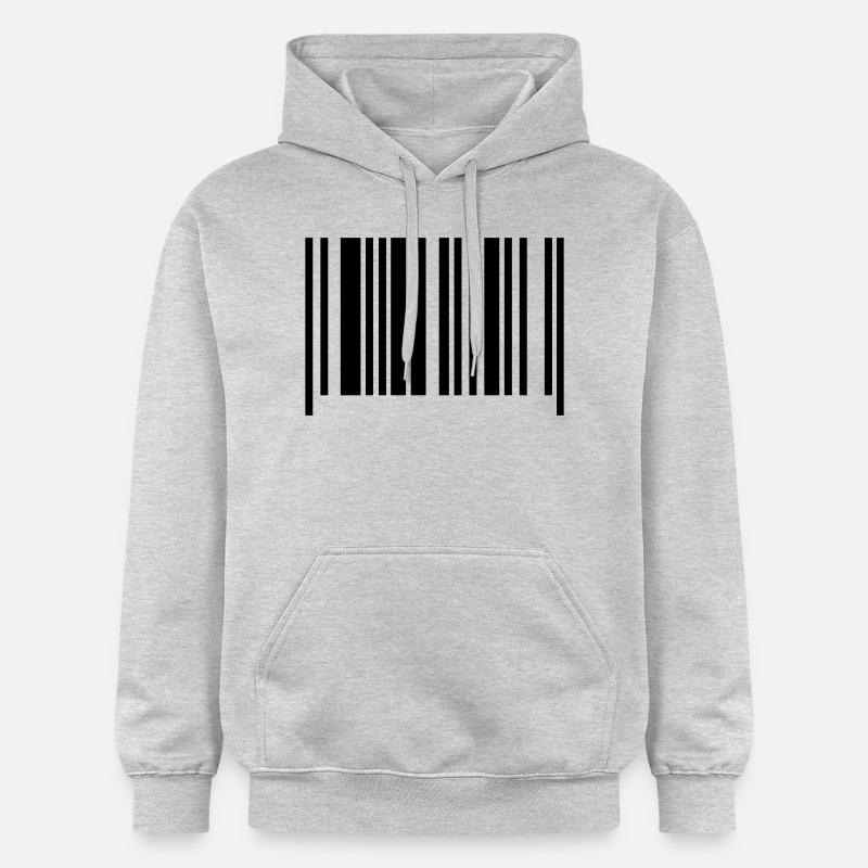 barcode - Sweat à capuche Softstyle® Gildan Unisexe - gris clair chiné