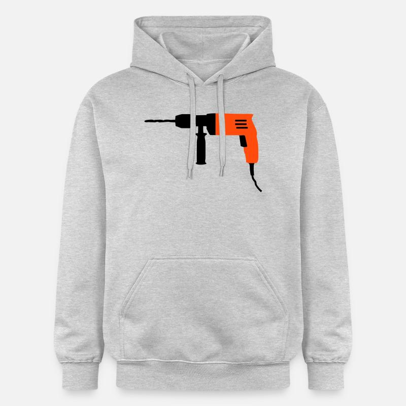 outils - Sweat à capuche Softstyle® Gildan Unisexe - gris clair chiné