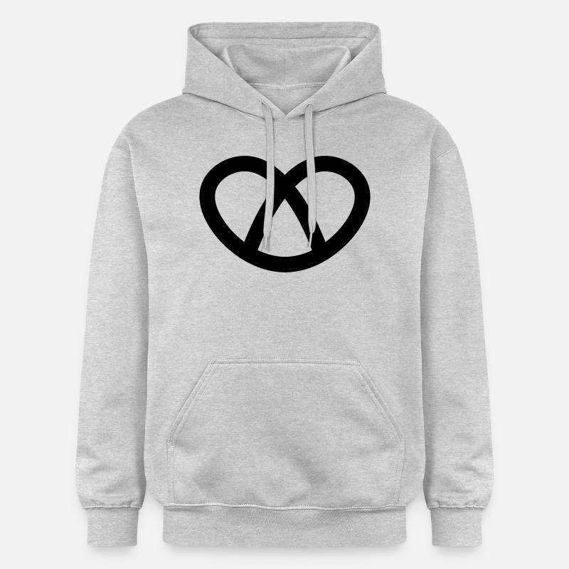 Bredzel - Sweat à capuche Softstyle® Gildan Unisexe - gris clair chiné