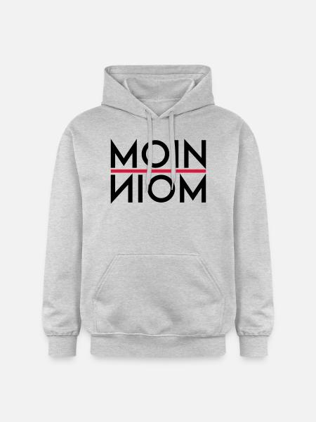 Moin Moin - Gildan Unisex Softstyle® Midweight Hoodie - Hellgrau meliert