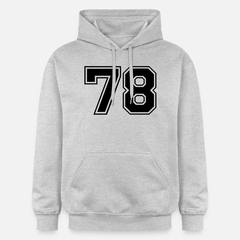 78 - Sweat à capuche Softstyle® Gildan Unisexe - gris clair chiné